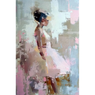 Ballerina abstract art